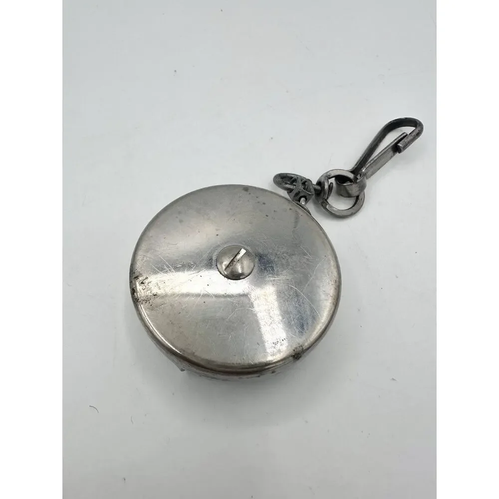Vintage Original Key-Bak Retractable Metal Keychain Made in the USA Works